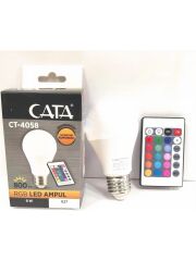 Cata CT-4058 RGB Kumandalı Led Ampul 9W