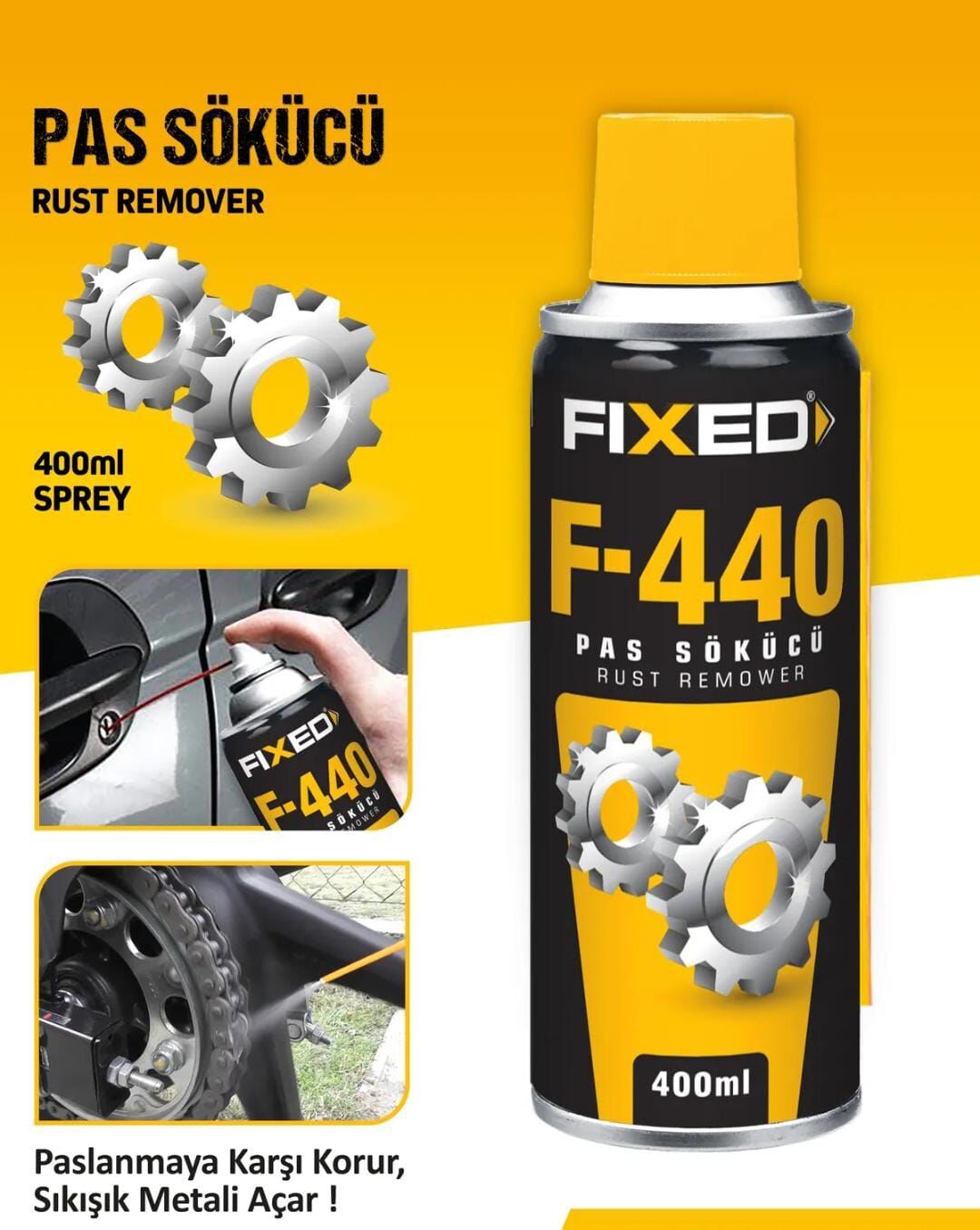 Fixed Pas Sökücü Yağlayıcı Sprey