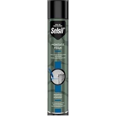 Selsil Poliüretan Montaj Köpüğü-Sıkma Köpük 750 ml / 600 Gr