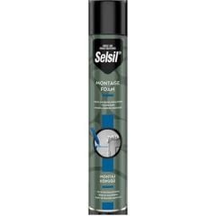 Selsil Poliüretan Montaj Köpüğü-Sıkma Köpük 750 ml / 600 Gr