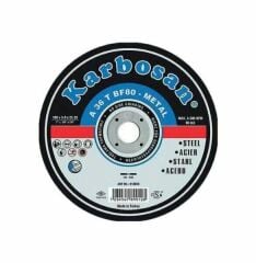 Karbosan Metal Kesme Taşı 115x3x22.23 mm Düz